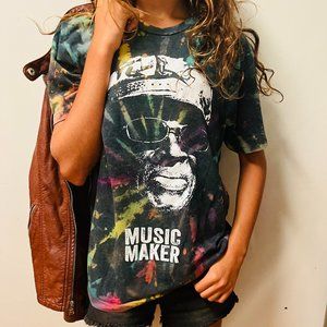 Women's NEXT LEVEL APPAREL Oversized Reversed Tie-Dyed T